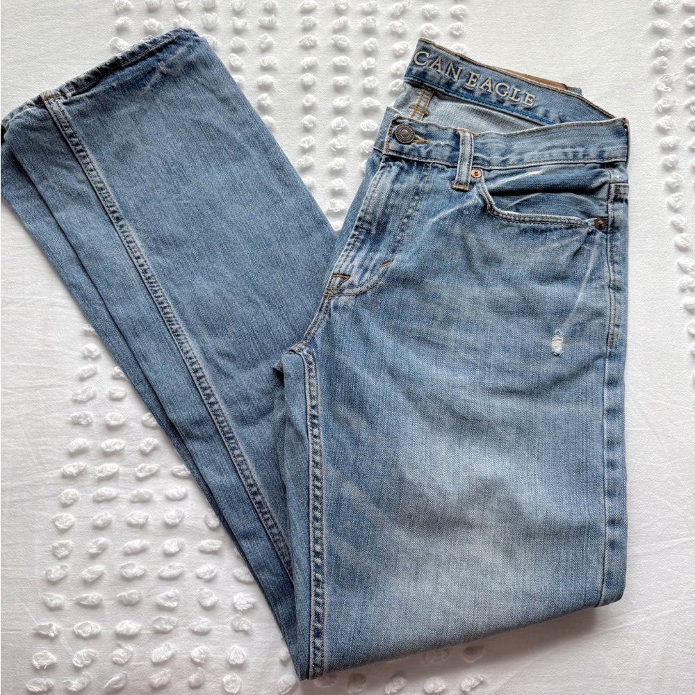 American Eagle Outfitters Retro Men's Light Blue Jeans • Size 30/34